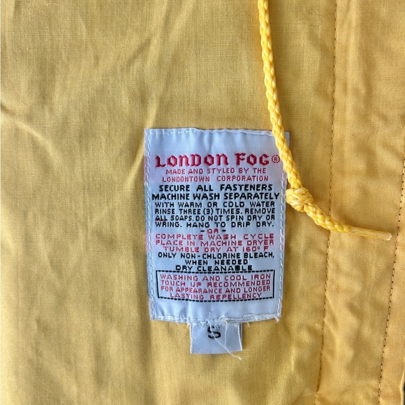 Vintage 80’s/ 90’s London Fog Light Weight Kelly Green Jacket Adjustable Waist - Picture 7 of 8